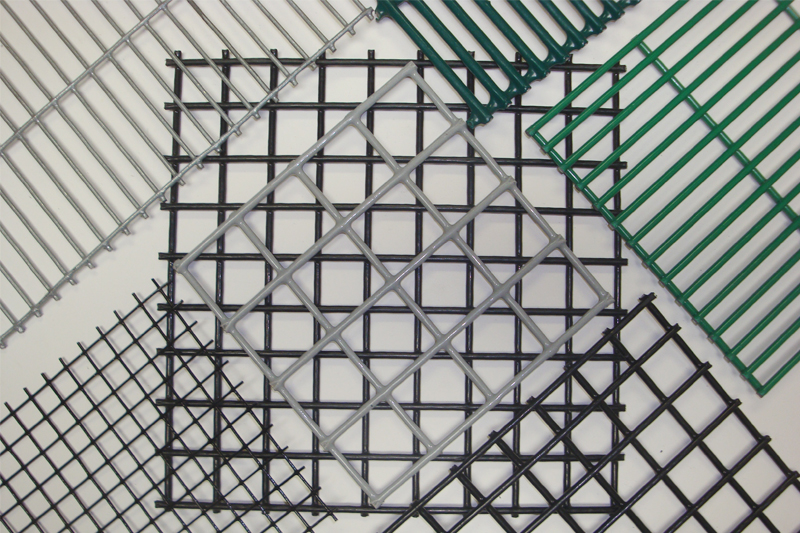 A Variety of Direct Metals PVC Coated Wire Mesh Designs